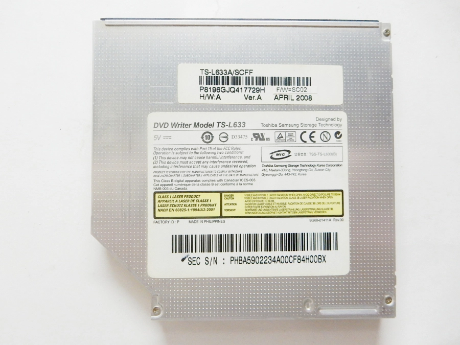 Фото товара Оптический привод DVD RW TS-L633, TS-L633A/SCFF