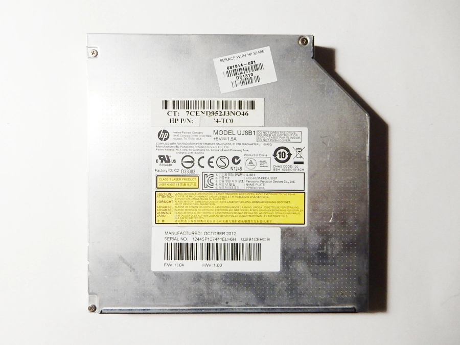Фото товара Оптический привод DVD RW UJ8B1