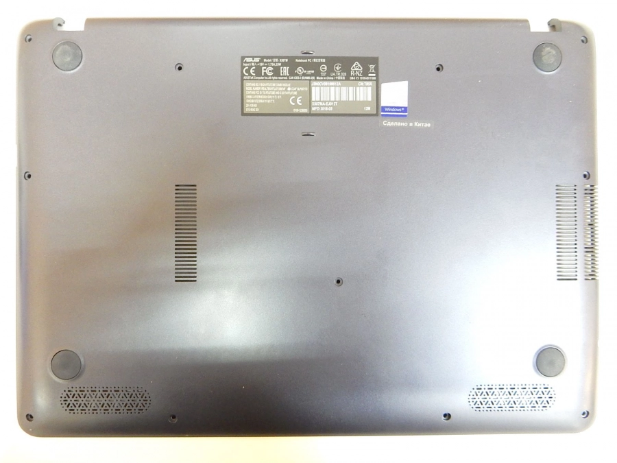 Нижняя часть корпуса (корыто) 13N1-41A0401 REV: 0A Asus X507MA