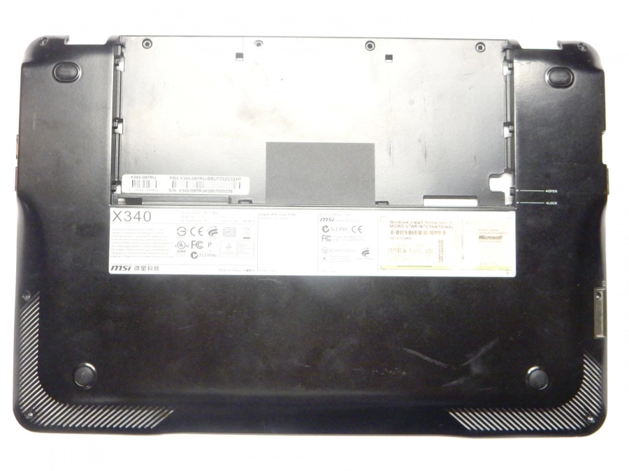 Нижняя часть корпуса (корыто) MSI X340