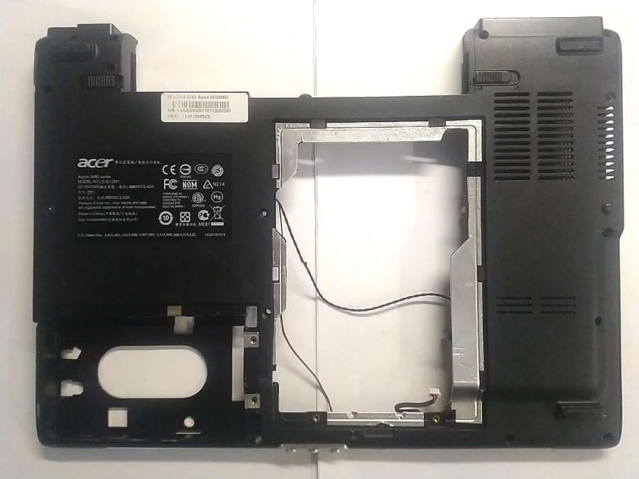 Корпус нижняя часть (корыто) YHN36ZR1BAT EAZR1001018 36ZR1BATN50 Acer Aspire 3680