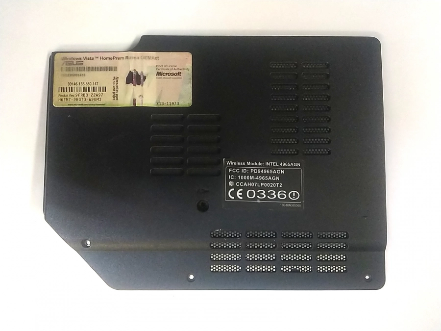 Крышка корпуса, нижняя 13GNNW1AP011-2 13GNNW1AP011-1 Asus A8S, A8E