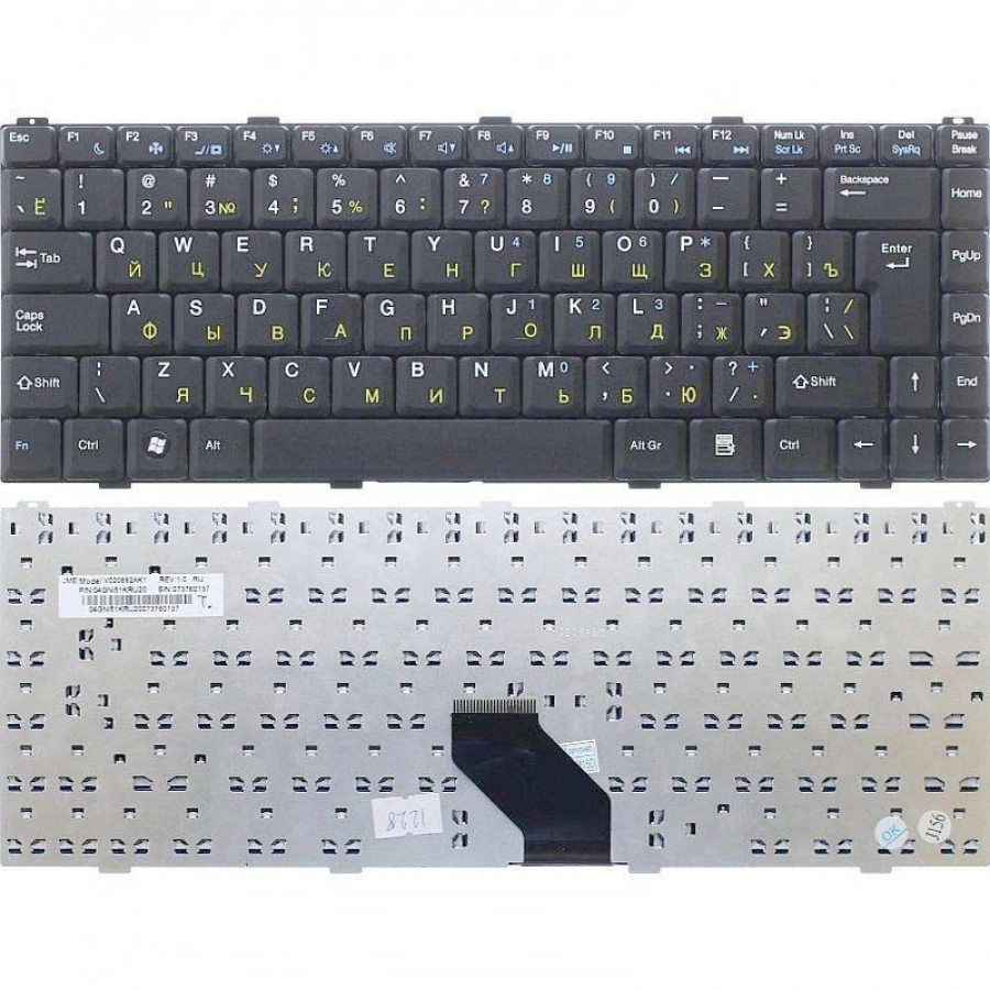 Клавиатура V020662AK1 04GNI51KRU20 Asus Z93 Z96 S96