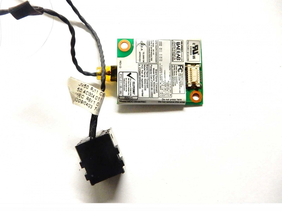 Модем с шлейфом и сетевым разъемом Conexant RD02-D330 50.4CG04.011 Acer Aspire 5536G