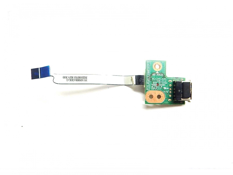 Плата USB с шлейфом 01013JS00-575-G, 351105800-GEK-G JH20100703 REV.R00 для HP G62 CQ62