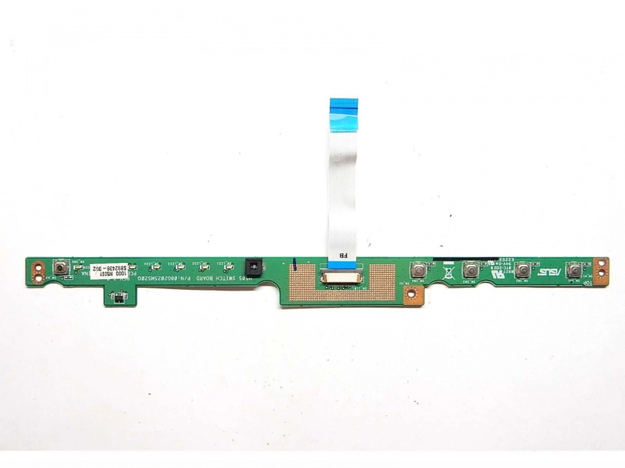 Плата кнопок включения, управления, LED индикации M50S SWITCH BOARD 08G2025MS20Q E220370 S892438-B02 с шлейфом Asus M50 M7