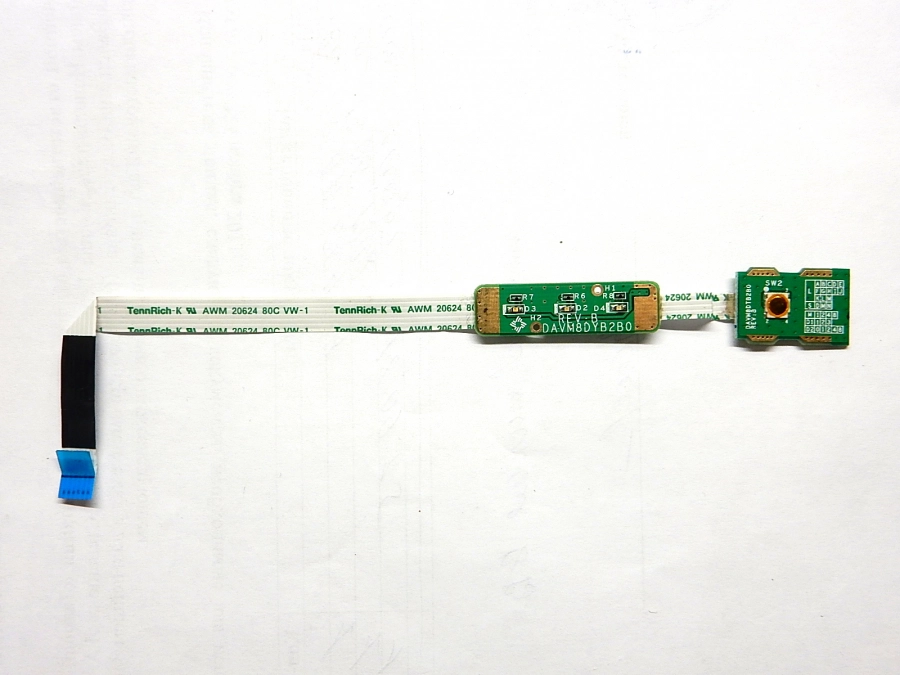 Плата кнопки включения и LED индикации DAVM8DYB2B0 DAVM8DTB2B0 REV: B Dell Vostro PP38L 1014 1015