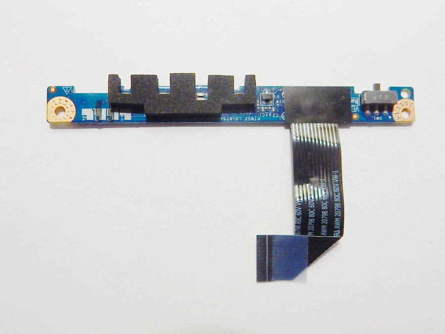 Плата LED индикации и включения WiFi на шлейфе PIWG2 LS-6754P Rev: 1.0 NBX0000SP00 Rev: 2.0 для Lenovo G570