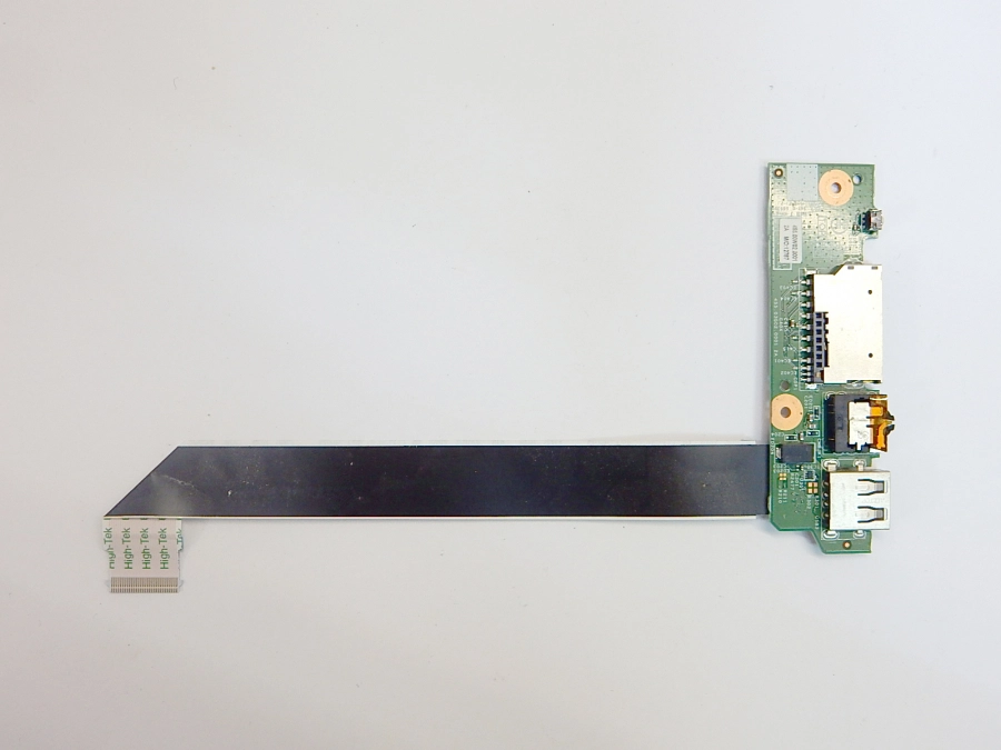 Доп плата AUDIO, USB, картридера 455.00W02.0001 с шлейфом LF15V IO BOARD 450.00W01.0001 REV: A01 для Lenovo Edge 15 80K9