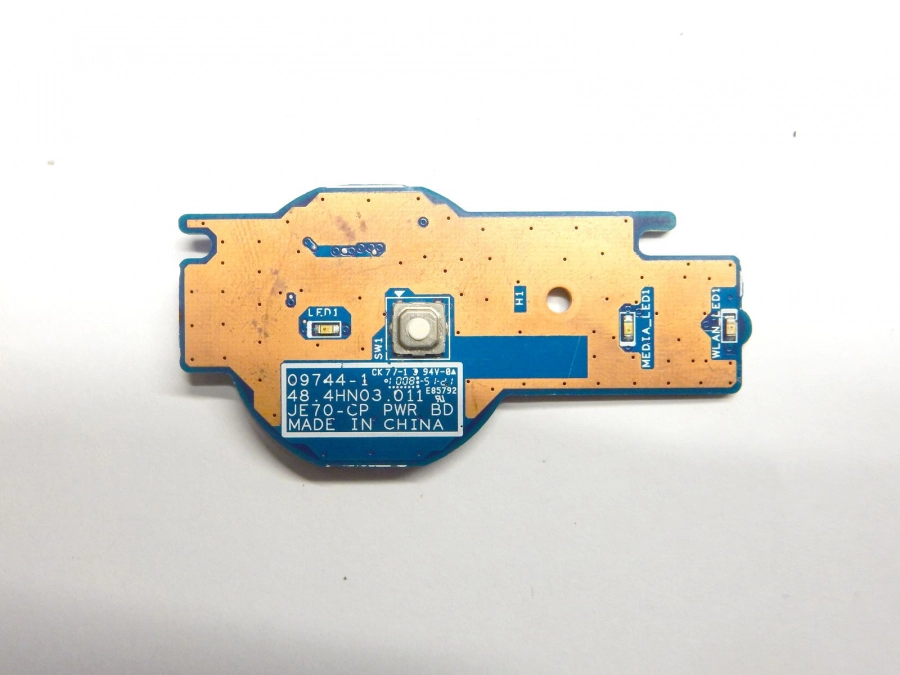 Плата кнопки включения 48.4HN03.011 JE70-CP PWR BD Acer Aspire 7741G