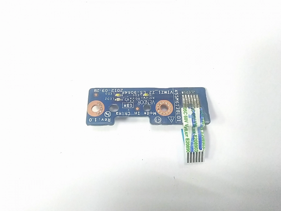 Плата LED индикации VIWZ1_Z2 LA-9064P Rev:1.0 для Lenovo Z500