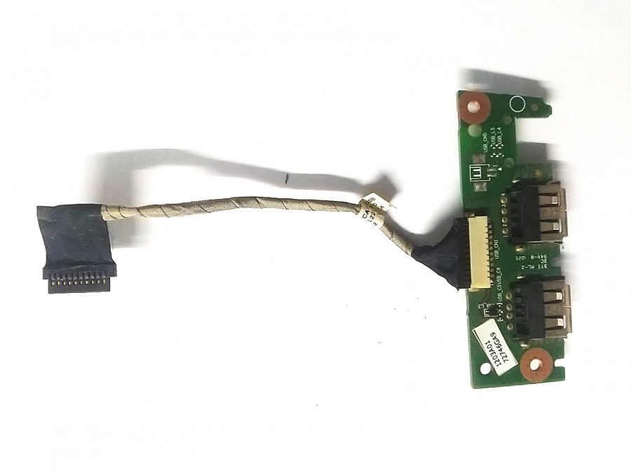 Доп плата USB 50-71625-2C с шлейфом 22-12261-70 DNS 124020 Puma PCA55