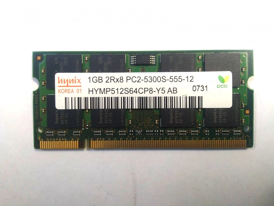 Фото товара Hynix HYMP512S64CP8-Y5 AB 1Gb 2Rx8 PC2-5300S-555-12