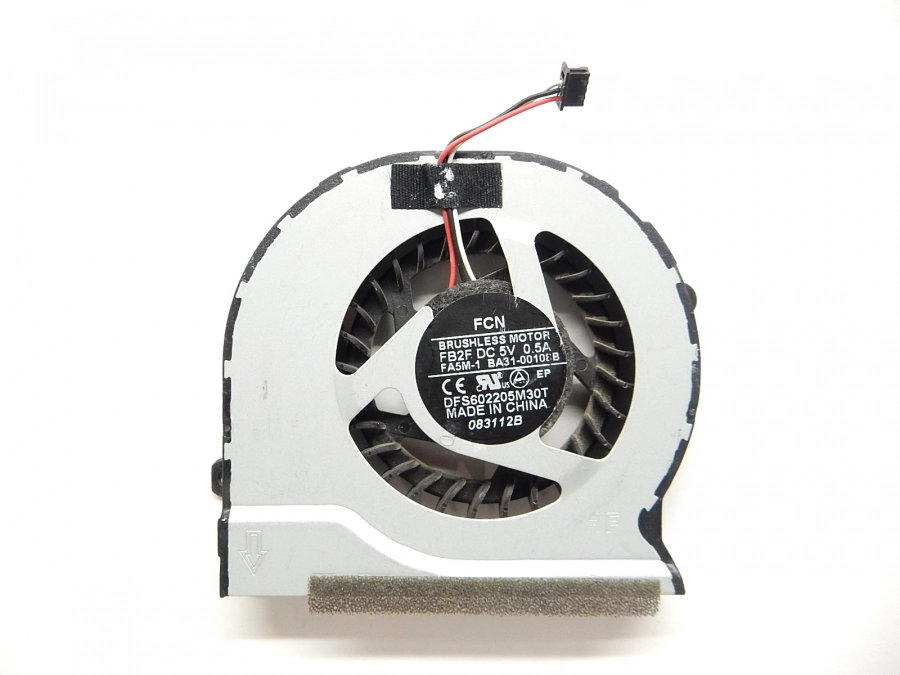 Фото товара Вентилятор BRUSHLESS FA5M-1 BA31-00108B DFS602205M30T Samsung NP305V5A NP300E5C NP300V5Z NP305E5C NP300E5X NP300E4C