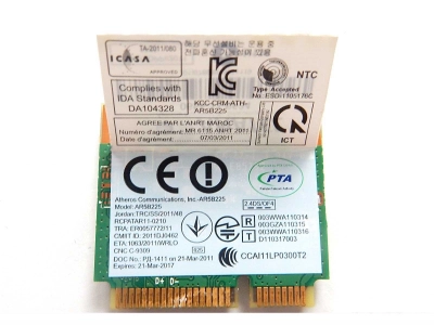 WiFi+Bluetooth модуль Atheros AR5B225 Rev: V00