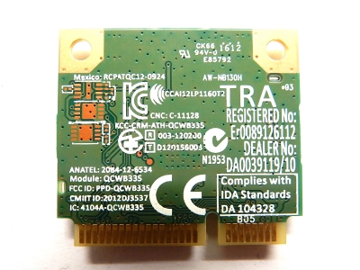 Wi-Fi+Bluetooth модуль Atheros QCWB335 AW-NB130H