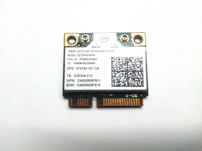 Wi-Fi+Bluetooth модуль Intel 6235ANHMW 2.4 ГГц, 5 ГГц