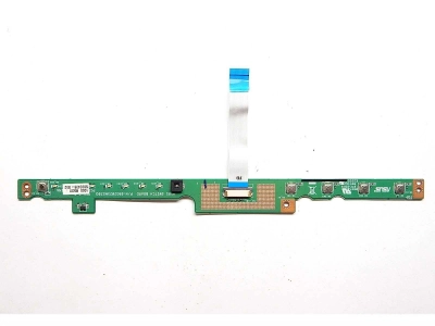 Плата кнопок включения, управления, LED индикации M50S SWITCH BOARD 08G2025MS20Q E220370 S892438-B02 с шлейфом Asus M50 M7