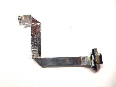Плата разъема VGA с шлейфом NBX00004N00 REV 1.0 Toshiba Satellite A200-1S5 A205 A215