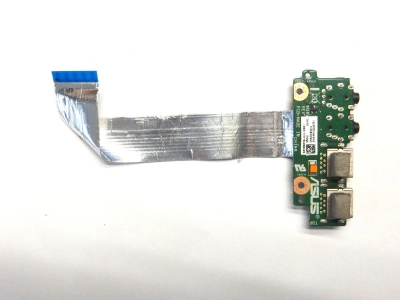 Доп плата AUDIO, USB N56VM AUD IO BOARD REV: 2.3 60NB0030-AU1 с шлейфом Asus N56 N56V