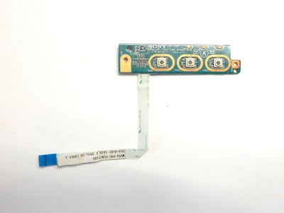 Плата кнопок управления M961_MP_FUNCTION BOARD D/B 1P-1106J03-8011 Rev: 1.1 с шлейфом 015-0101-1510_A Sony Vaio PCG-71211V