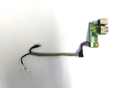Доп. плата USB, разъема питания 34AT8DB0025 с шлейфами для HP dv6000