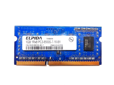Elpida 1GB EBJ10UE8BDS0-AE-F 1GB 1Rx8 PC3-8500S-7-10-B1