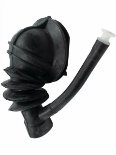 Миниатюра товара Bosch 9000594702 патрубок сливной от бака к насосу (с шариком) для стиральной машины Siemens