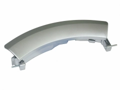 Миниатюра товара Ручка дверцы люка для стиральной машины Bosch, Siemens 751791 / 00751791 серого цвета, серебристая.