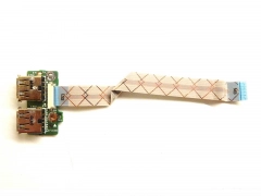 Миниатюра товара Плата USB с шлейфом DAQI6ATB8E0 REV: E, 34QT6UB0010, S8BAE0F42 для HP dv5-1000 dv5-1100 серии