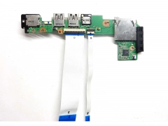 Миниатюра товара Плата кнопки включения, USB, Audio, LAN, картридера с шлейфами E251244, 60-0A3DI01000-C05, 11097363-09882, 69NA3DB10C05-01