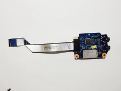 Миниатюра товара Плата AUDIO и картридера PIWG1 LS-6751P Rev: 1.0 с шлейфом PIWG2 NBX0000SN00 Rev: 2.0 Lenovo G570