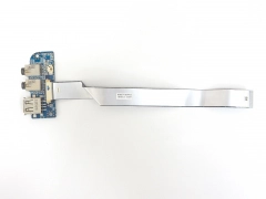 Миниатюра товара Доп плата USB, AUDIO 6-71-W2408-D03 W240BU с шлейфом 6-43-W2500-011-2 DNS 0164766, W253ELQ W244EUQ W270HUQ W258ELQ 0151830