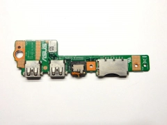 Миниатюра товара Доп плата AUDIO, USB, картридера X402CA_IO REV: 1.1 Asus X502C X502CA X402CA