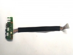 Миниатюра товара Доп плата USB, AUDIO 6-71-B410A-D03 с шлейфом IRU W150DA