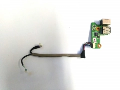 Миниатюра товара Доп. плата USB, разъема питания 34AT8DB0025 с шлейфами для HP dv6000