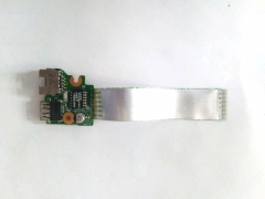 Миниатюра товара Доп плата USB, сетевого разъема DA0R65TB6D0 REV:D с шлейфом 33R65UB0020 для HP Pavilion 17-e000sr