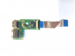 Миниатюра товара Доп плата USB и сетевого разъема 55.4M504.001G шлейфом 50.4IH10.001 для Lenovo Z575