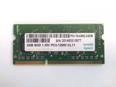 Миниатюра товара Apacer 2GB SOD 1.35V PC3-12800 CL11 76.A305G.C4D0B