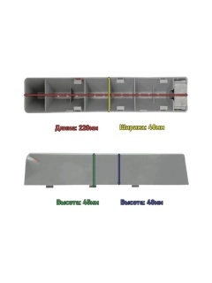 Миниатюра товара Ребро стиральной машины Samsung, DC97-02051E 220x48x45