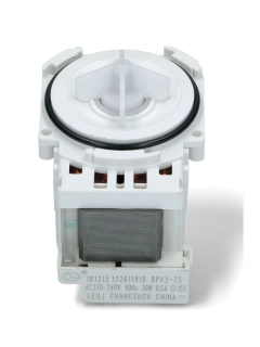 Миниатюра товара Сливной насос (помпа) BPX228L для посудомоечной машины Electrolux, Zanussi, AEG (без улитки) 30W 140000443022, PMP500ZN